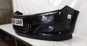 * ZDERZAK PRZÓD PRZEDNI OPEL ASTRA H 3 III GTC CZARNY Z20R HALOGENY 3