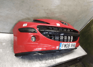 / ZDERZAK PRZÓD PRZEDNI PEUGEOT 207 KKN CZERWONY HALOGENY 3