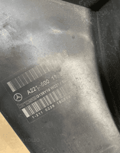 mercedes cl 216 chłodnice CL500 wentylator woda s500 w221 11
