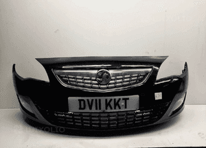 } ZDERZAK PRZÓD PRZEDNI DO OPEL ASTRA J IV Z22C CZARNY HALOGENY 1