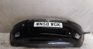 ^ ZDERZAK PRZÓD PRZEDNI FIAT GRANDE PUNTO 891/A CZARNY HALOGENY 1