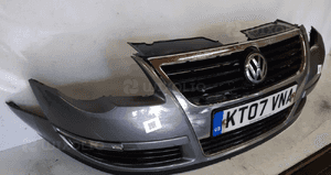 * ZDERZAK PRZÓD PRZEDNI VW VOLKSWAGEN PASSAT B6 LA7T SZARY GRAFIT 2