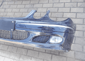 MERCEDES C-KLASA W-203 ZDERZAK PRZÓD PRZEDNI HALOGEN CHROM 2