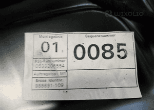 Mechanizm podnośnik szyby lewy przód VW Passat B6 3C1837755F 5
