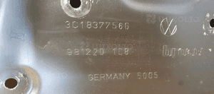 Mechanizm podnośnik szyby prawy przód VW Passat B6 3C1837756G 4