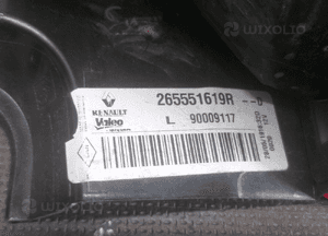LAMPA TYŁ LEWA DACIA DOKKER 265551619R 2