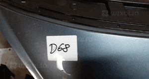 $ ZDERZAK PRZÓD PRZEDNI PEUGEOT 207 URBAN MOVE KOD KOLOR EZWD SZARY + HALOGENY 2