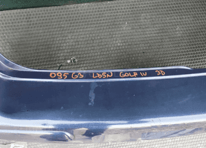 Zderzak Tył Tylny LB5N Niebieski Podswietlanie Tablicy Lampki Spojler VW Golf IV 4 12