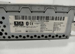 Fabryczne radio nawigacja citroen C5 iii X7 96661984CL 2008-2011 8