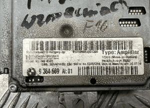 Bmw F06 F10 F11 F12 F13 F15 F16 wzmacniacz sterownik active sound 9364669 6