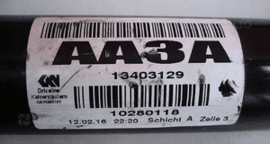 Półoś prawa 13403129 Opel Astra K V AA3A 1,6 CDTI 4