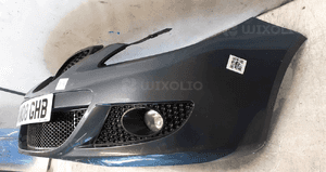^ ZDERZAK PRZÓD PRZEDNI SEAT LEON 2 II SZARY GRAFIT LW7Z HALOGENY 5