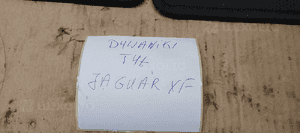 Dywaniki wycieraczki wykładziny tył tylne Jaguar XF X250 6