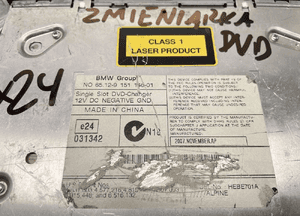 ZMIENIARKA CD DVD RADIO BMW E70 E71 X5 X6 9151146 3