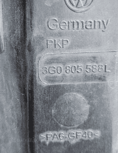 VW Passat B8 1.6 TDI pas przedni wzmocnienie przód chłodnica wentylator 3G0805588L 6