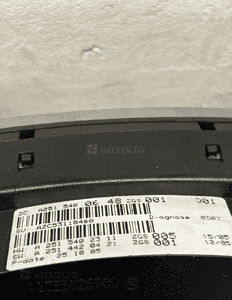 LICZNIK ZEGARY MERCEDES ML W164 W251 A2515400648 6