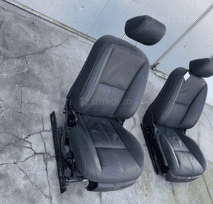MERCEDES s 221 fotel przedni czarny skórzany lewy prawy grzany 2