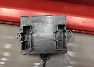 JAGUAR XF II X260 3.0D MODUŁ DRZWI LEWY PRZÓD FK7214D618BF ORYG 2