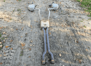 Tłumik 2 Tlumiki Wydech Rura Wydechowa Dwa Wydechy 4x4 Quattro 3.0 3.2 Benzyna Audi A4 B6 B7 25