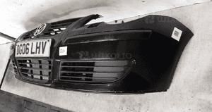 $ ZDERZAK PRZÓD PRZEDNI DO VOLKSWAGEN VW POLO 9N3 9N LIFT FL XENON GRILL KOD KOLORU LC9X 2