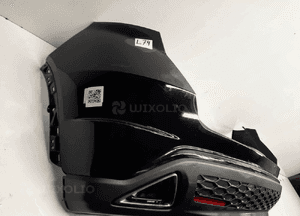 } ZDERZAK TYŁ TYLNY DO HONDA CIVIC VIII 8 UFO B92P CZARNY 6