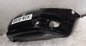 ^ ZDERZAK PRZÓD PRZEDNI FIAT GRANDE PUNTO 891/A CZARNY HALOGENY 3