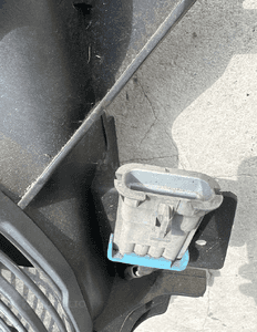 Mercedes ML 163 wentylatory chłodnic Obudowa 3