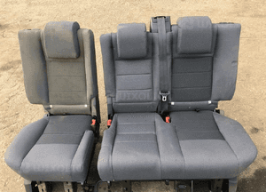 Kanapa tylna czarna materiał Land Rover Discovery 4 IV 1
