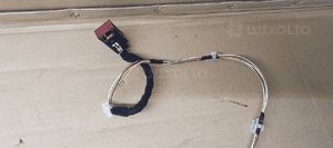 Wiązka instalacja drzwi prawy przód przednia prawa Fiat Punto Evo 00518296490 5