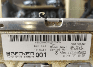 MERCEDES E 211 CLS 219 wzmacniacz AGW BECKER A2118704289 A2118704089 7