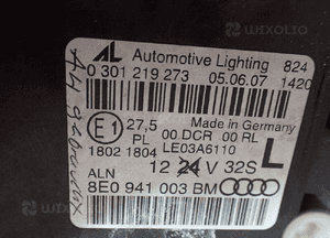 LAMPA PRZÓD LEWA AUDI A4 B7 05-08 XENON S LINE 2