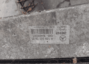 } CHŁODNICA WODY CIECZY MERCEDES BENZ A B KLASA W169 W245 2.0 DIESEL 180 CDI DIESEL WENTYLATORY KLIMATYZACJI 9