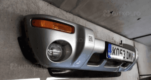 } ZDERZAK PRZÓD PRZEDNI DO JEEP CHEROKEE 3 III PRZED LIFT SREBRNY HALOGENY 3