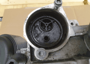 Obudowa Oslona Pokrywa Rozrzadu Podstawa Filtra Oleju 1.6 FSI VW Audi 14