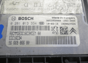 STEROWNIK SILNIKA PEUGEOT CITROEN 1.6 0281013334 2