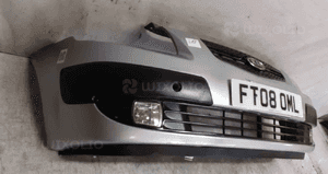 } ZDERZAK PRZÓD PRZEDNI DO KIA RIO II 2 S3 SREBRNY HALOGENY 4