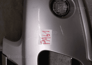 ^ ZDERZAK PRZÓD PRZEDNI OPEL AGILLA LIFT FL Z157 SREBRNY HALOGENY 5