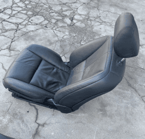 MERCEDES s 221 fotel przedni czarny skórzany lewy prawy grzany 6