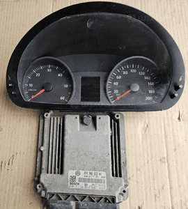 VW Crafter 2.5 TDI komputer sterownik silnika zegar stacyjka blokada zestaw startowy 2E0 920 840Q, 074 906 032 AH 1