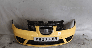 ! ZDERZAK PRZÓD PRZEDNI SEAT IBIZA 6L FR LIFT FR SPORT LS1H ZOLTY ZÓŁTY HALOGENY 1