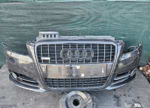 Zderzak Przod Przedni S-Line Kratki Spryski Xenon Czujniki PDC Halogeny Gril Atrapa LZ9Y AUDI A4 B7 Kombi Sedan 1