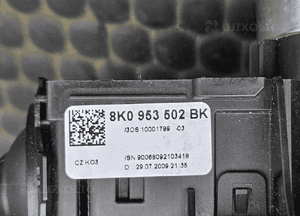 Przełacznik 8K0953502BK Zespolony Pajak Manetka Tempomat Kierunkowskaz Wycieraczki FIS Audi A4 B8 Kombi Q5 14
