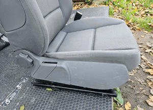 Fotele Fotel Kanapa Skladana Welur Szare Swing Podlokietnik Audi A4 B6 Sedan Kombi Komplet 21