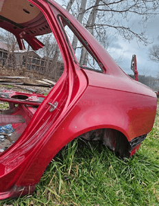 Błotnik Ćwiartka Poszycie Słupek Próg LZ3F LEWY Lewa Tyl Tylny Audi A4 B7 Sedan 6