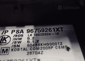 PRZEŁĄCZNIK ZESPOLONY MANETKI PEUGEOT 508 96667245ZD 96759261XT RADOM 3