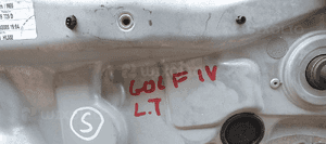 Mechanizm podnośnik szyby lewy tył VW GOLF IV 4 1J4839729D 1J4839755B 5