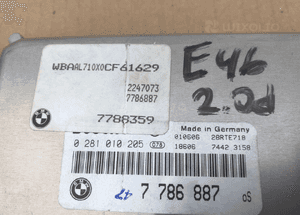 Komputer sterownik Bmw E46 7786887 3