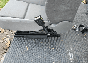 Fotele Fotel Kanapa Skladana Welur Szare Swing Podlokietnik Audi A4 B6 Sedan Kombi Komplet 24