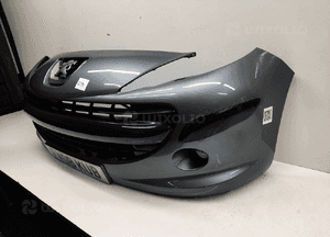 ^ ZDERZAK PRZÓD PRZEDNI PEUGEOT 207 EZWD SZARY HALOGENY 3