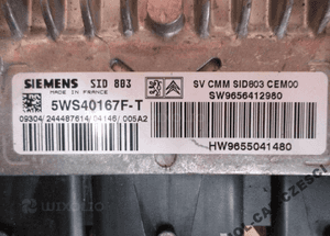 KOMPUTER SILNIKA PEUGEOT 407 2.0 HDI 5WS40167F-T 2